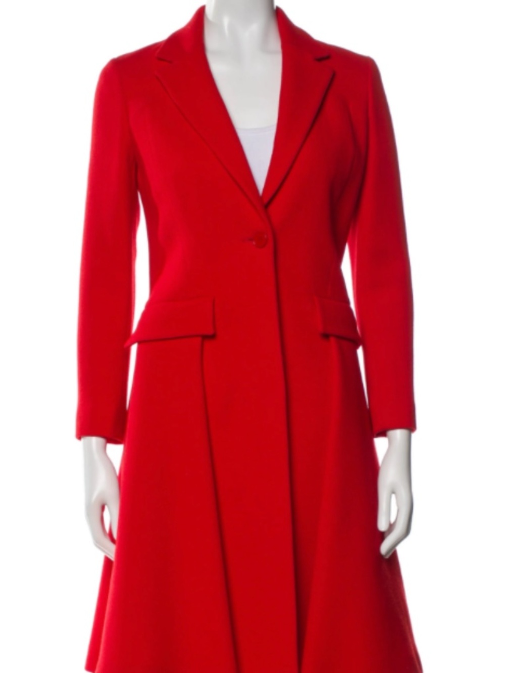 Christian Dior Red wool coat